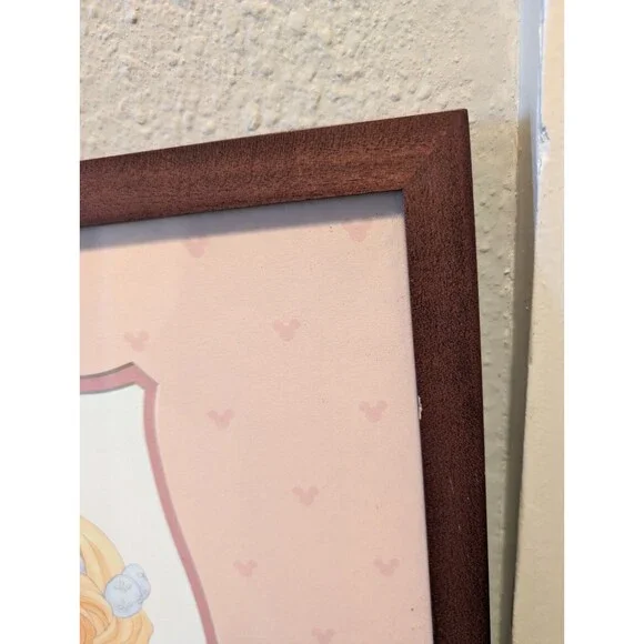 Disney Precious Moments Minnie & Alice 15x19 Framed Art Aaron Brothers Teacup - Picture 16 of 16